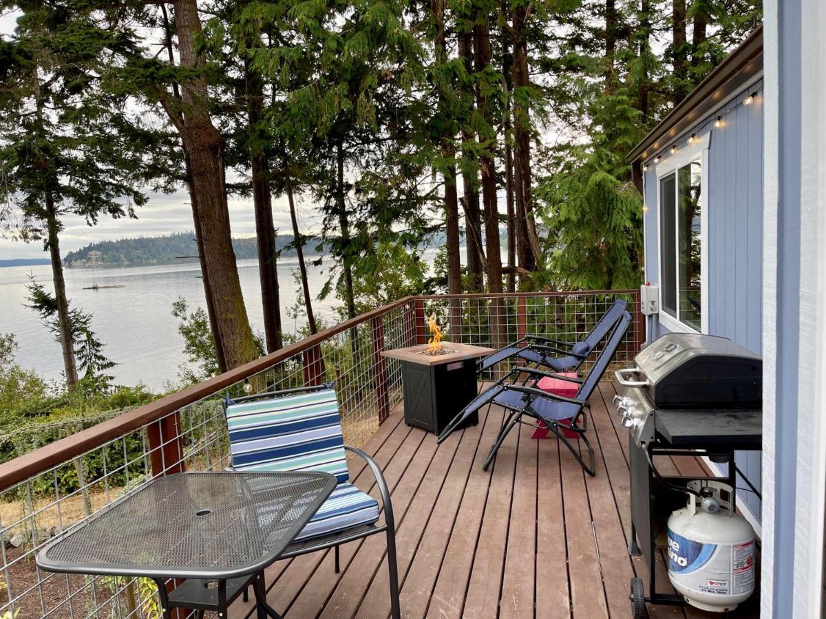Puget Sound Chic Romantic Cottage With Private Beach Access & Gated Entry Port Ludlow Exterior foto