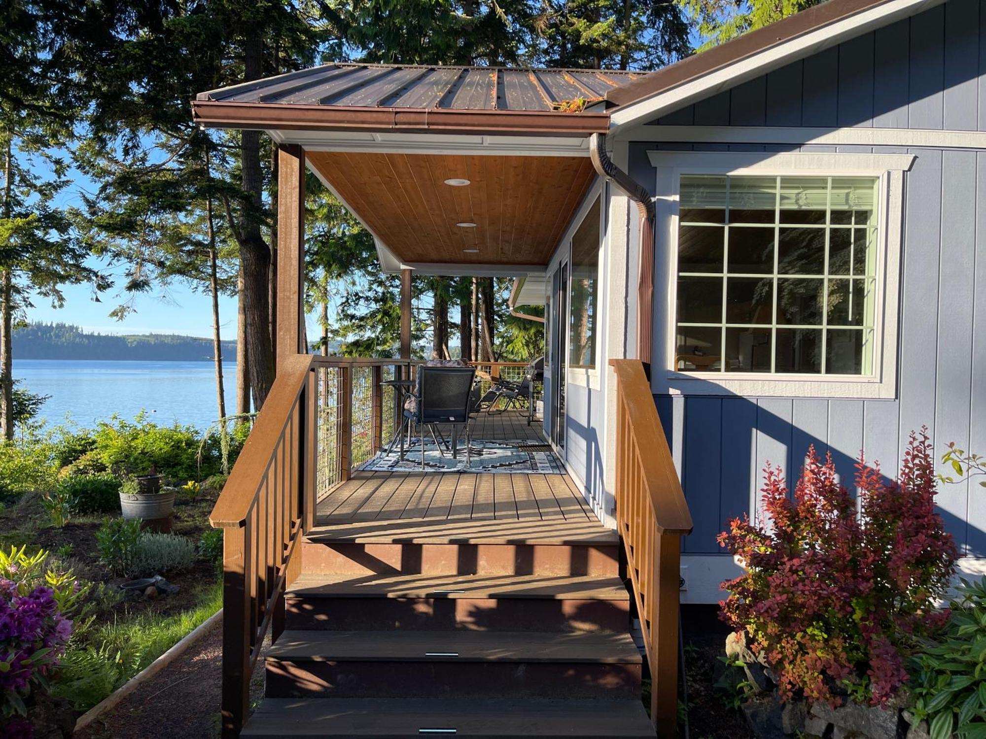 Puget Sound Chic Romantic Cottage With Private Beach Access & Gated Entry Port Ludlow Exterior foto