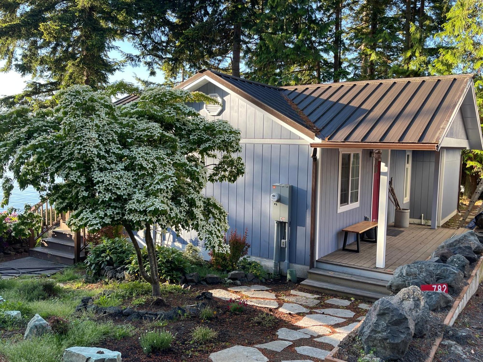 Puget Sound Chic Romantic Cottage With Private Beach Access & Gated Entry Port Ludlow Exterior foto